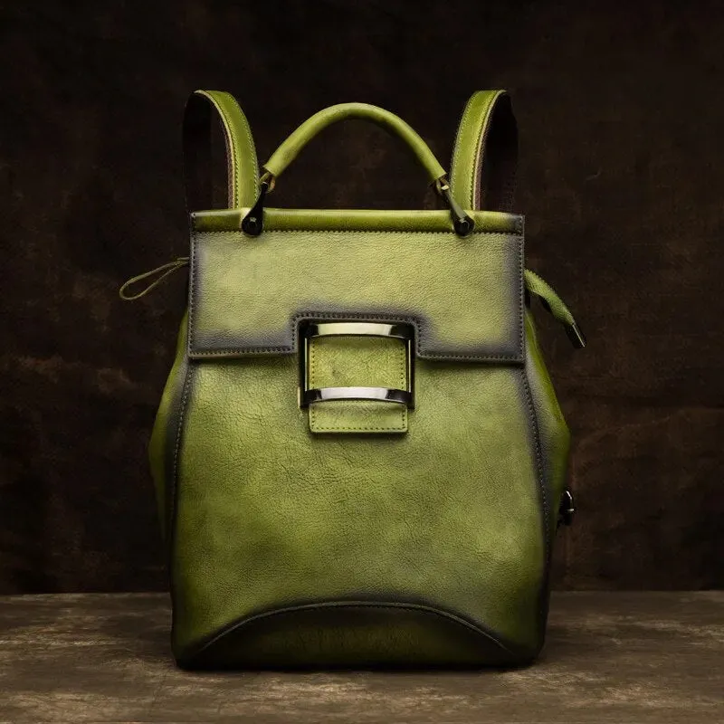 Women's Loyola Leather Convertible Backpack & Shoulder Bag - One Size