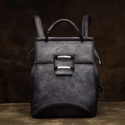 Women's Loyola Leather Convertible Backpack & Shoulder Bag - One Size