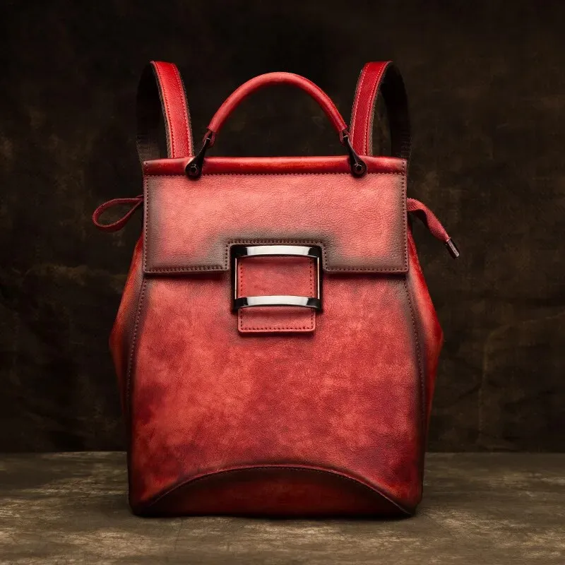 Women's Loyola Leather Convertible Backpack & Shoulder Bag - One Size