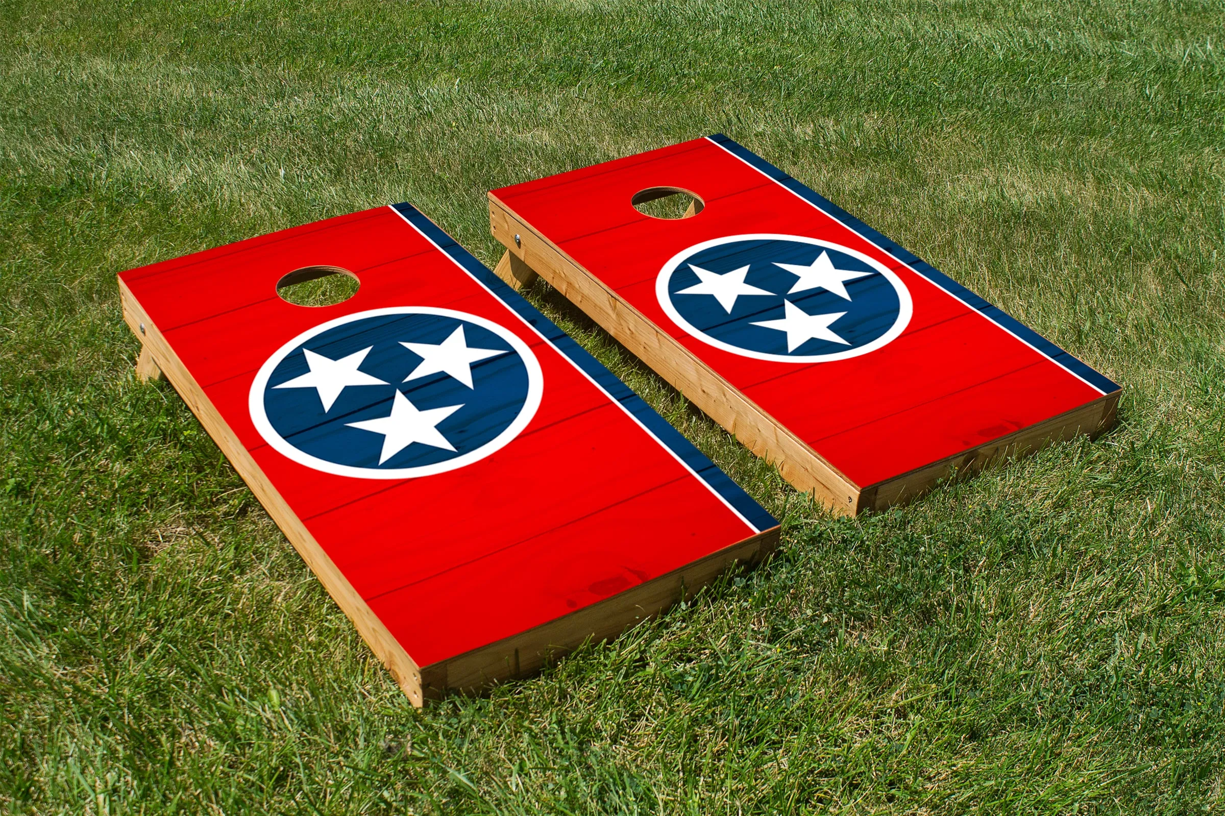 Wood Grain Tennessee State Flag
