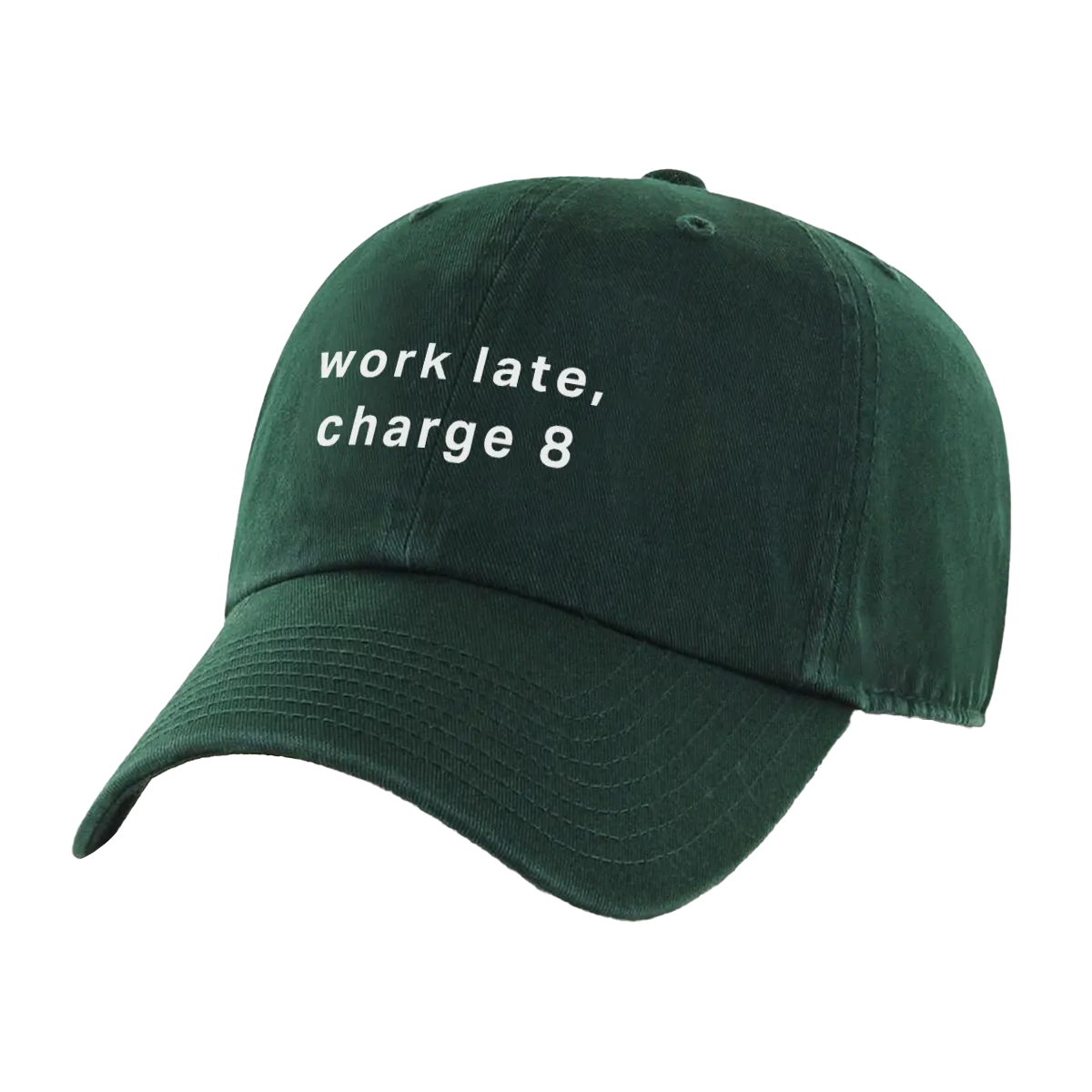 Work Late, Charge 8 Hat
