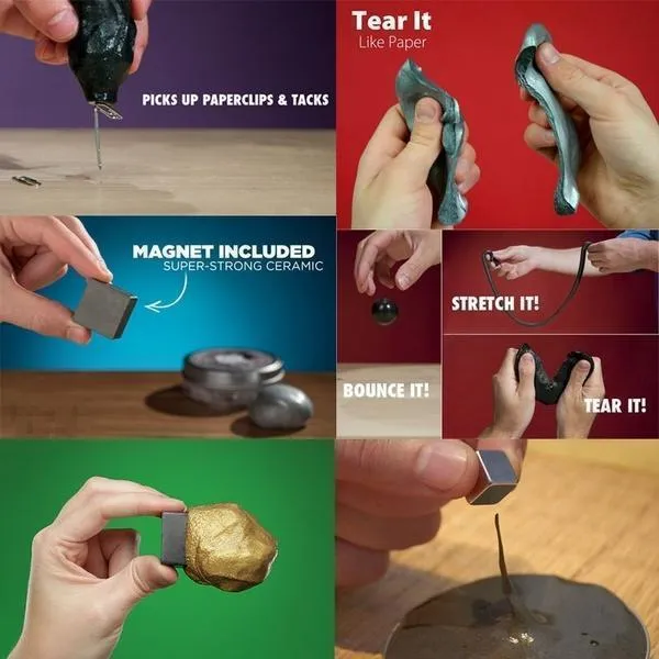 Wow!Putty Magnetic Slime——Puzzle   relieve stress