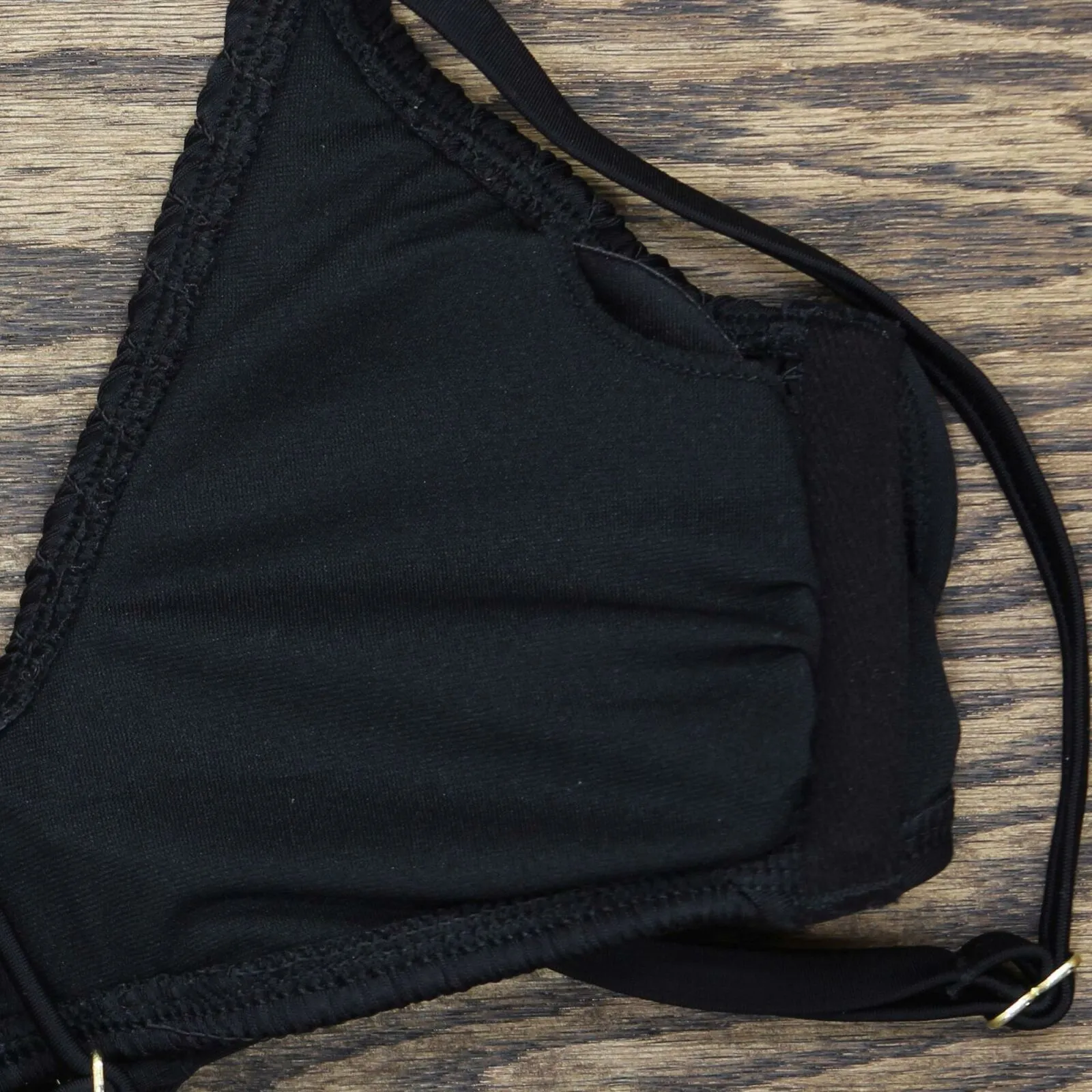Xhilaration Women's Smocked Bralette Bikini Top