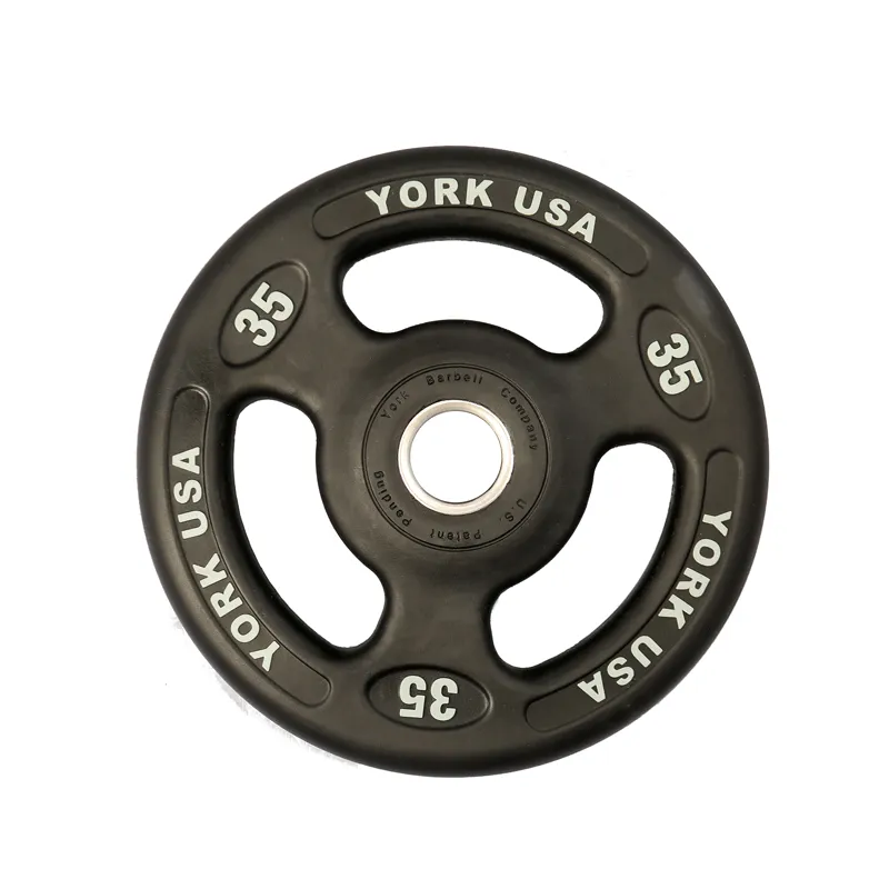York Barbell | Olympic Plates - ISO-Grip Urethane Encased