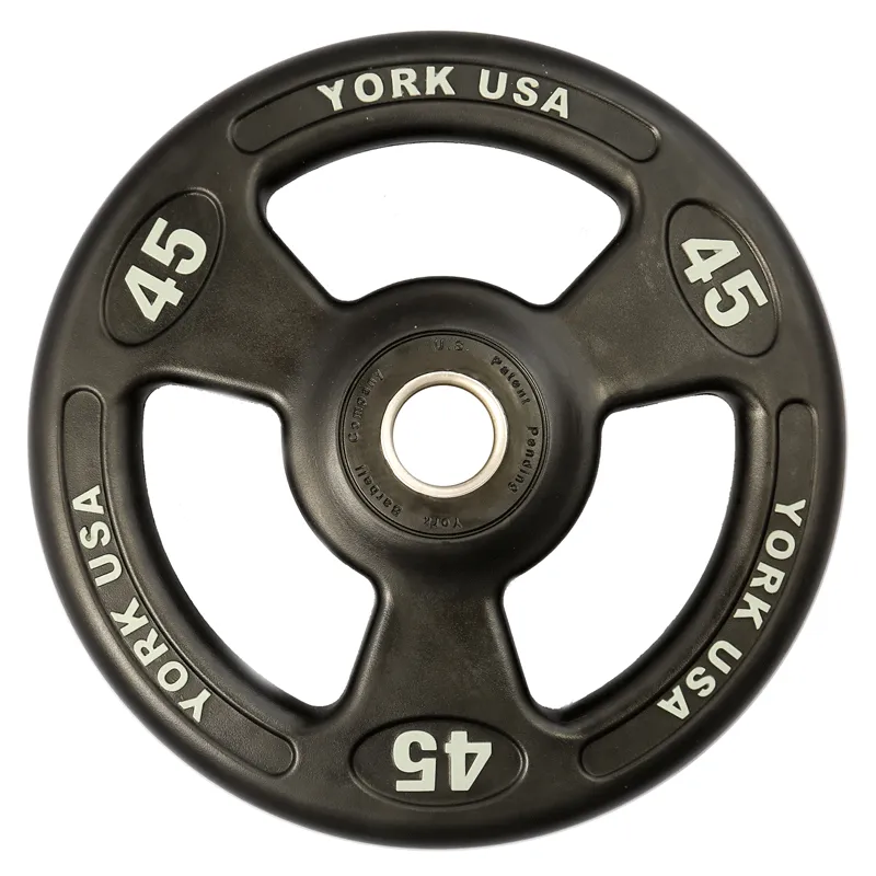 York Barbell | Olympic Plates - ISO-Grip Urethane Encased