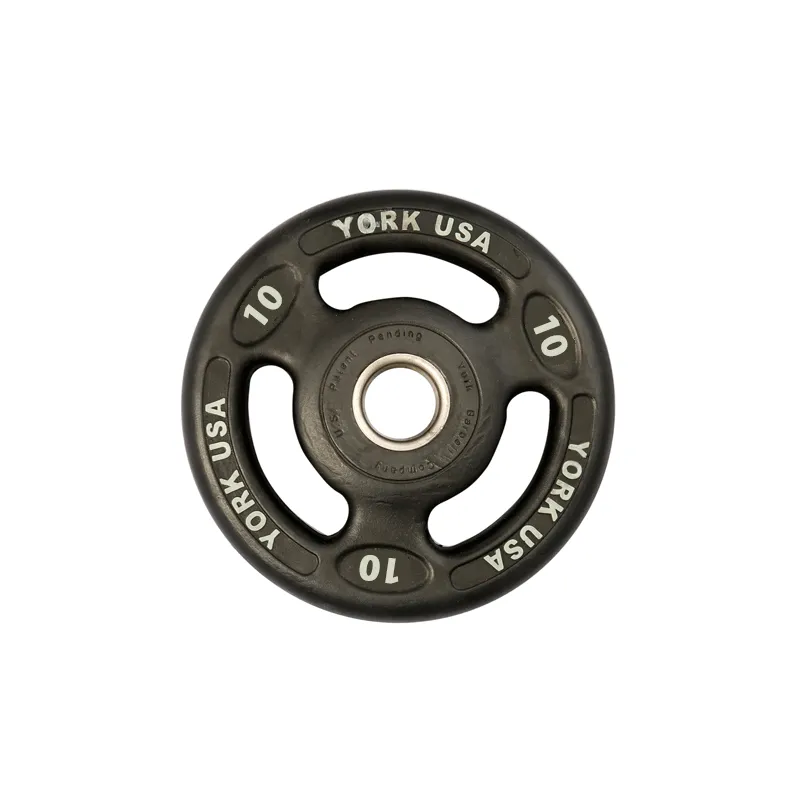 York Barbell | Olympic Plates - ISO-Grip Urethane Encased