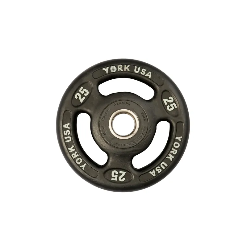 York Barbell | Olympic Plates - ISO-Grip Urethane Encased