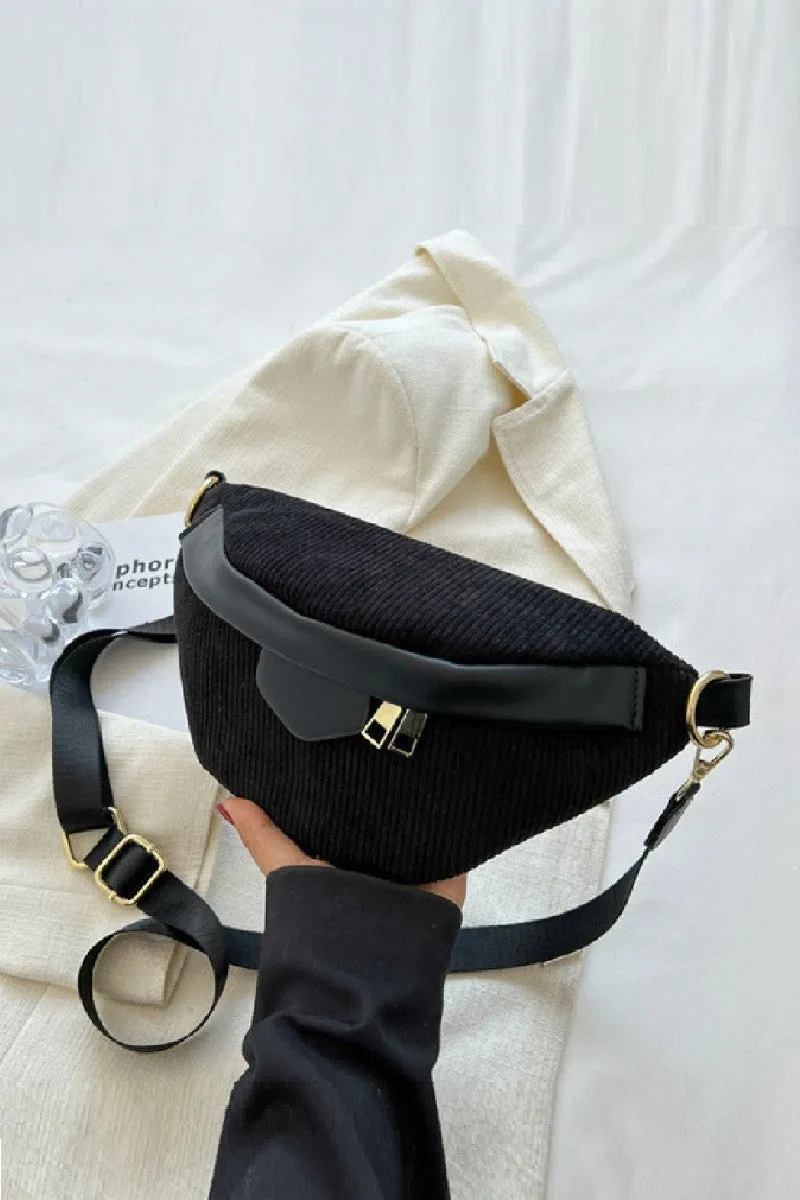 Zenana Corduroy Crossbody Bag