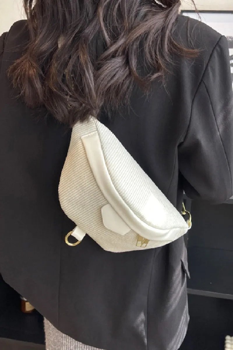 Zenana Corduroy Crossbody Bag