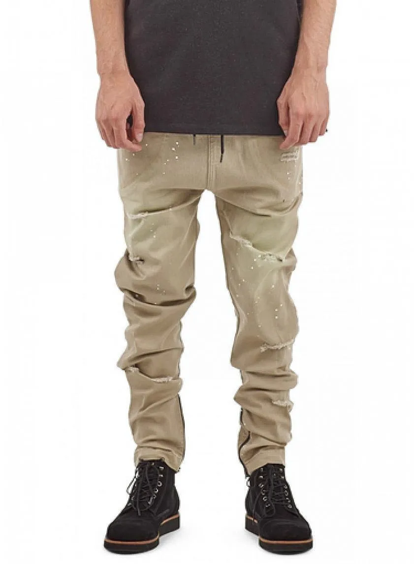 Zespy Pant Distressed Biege