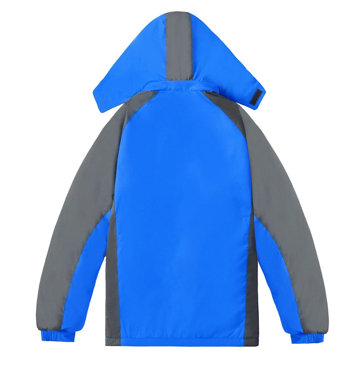 Zippered Long-Sleeved Waterproof Jacket With Lining