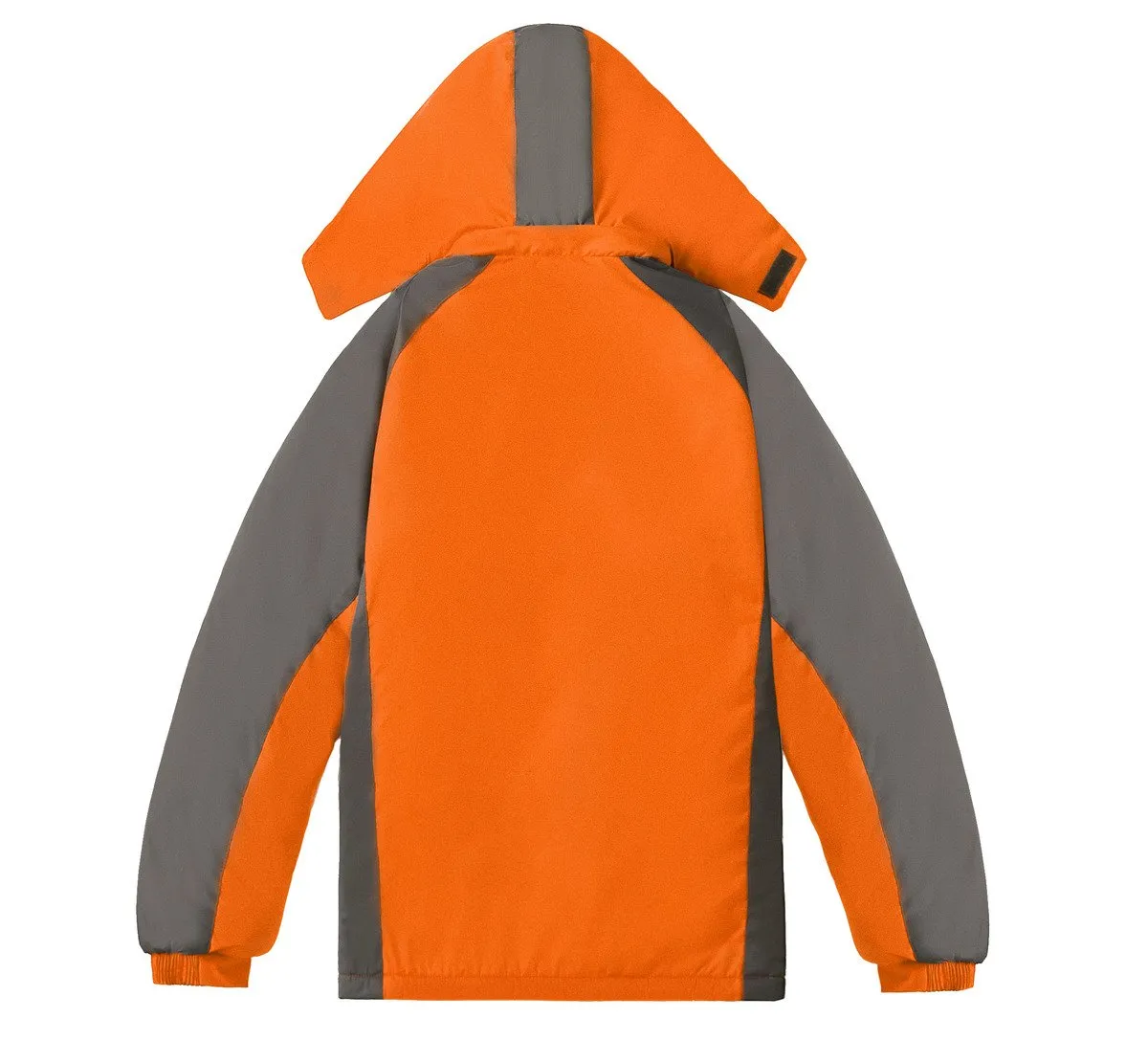 Zippered Long-Sleeved Waterproof Jacket With Lining