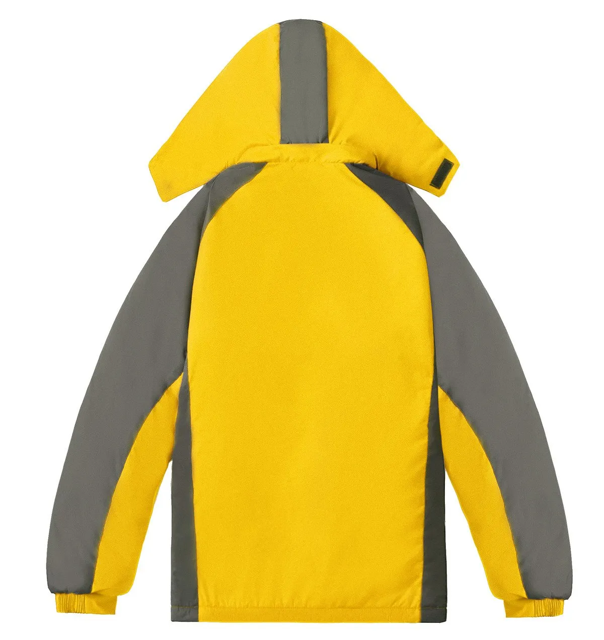 Zippered Long-Sleeved Waterproof Jacket With Lining