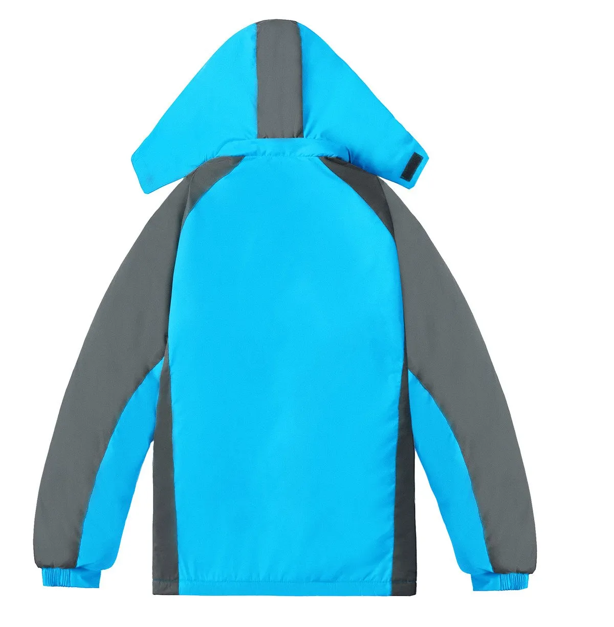 Zippered Long-Sleeved Waterproof Jacket With Lining